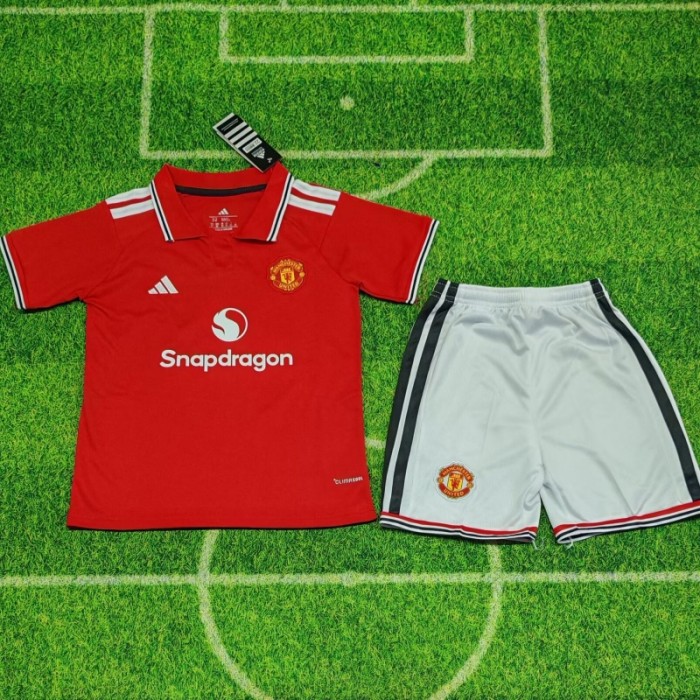 26/27 Manchester United home kids kit