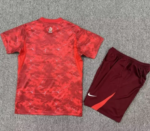 26/27 Poland Away kids kit