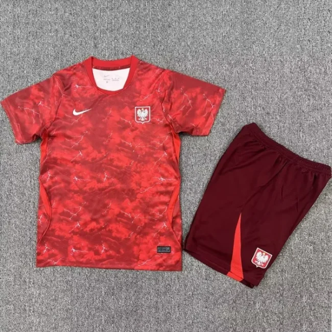 26/27 Poland Away kids kit
