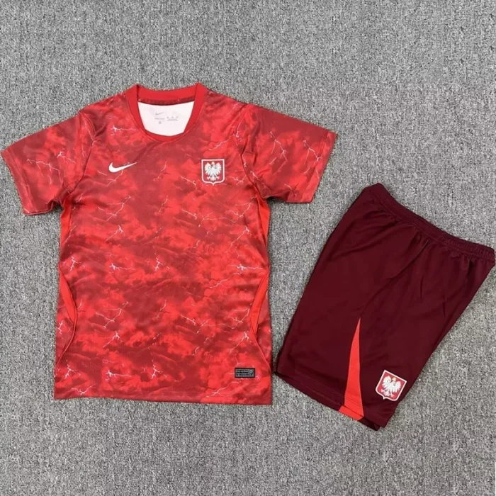 26/27 Poland Away kids kit