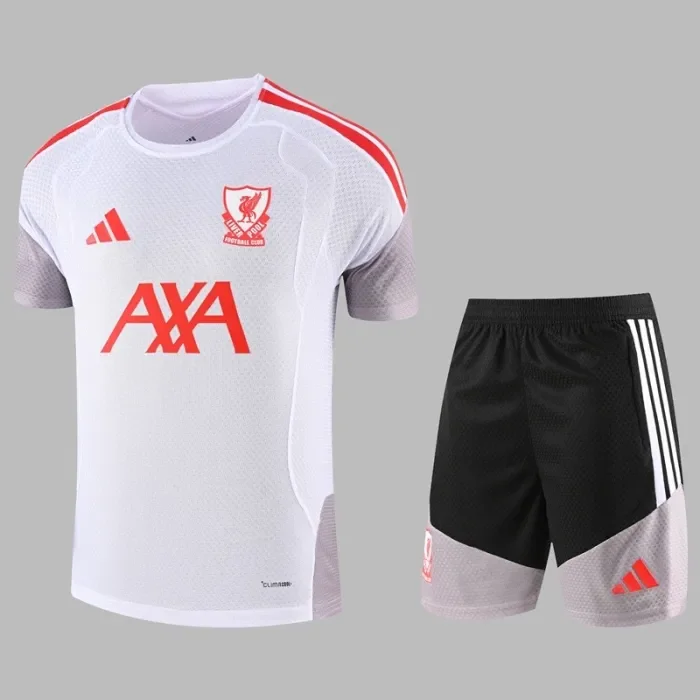 26/27 Liverpool Short sleeve training suit white