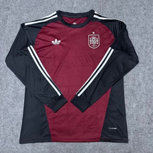26/27 Spain goalkeeper's football Jersey Long sleeves
