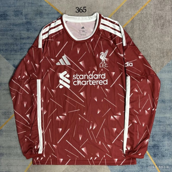 26/27 liverpool home football Jersey Long sleeves