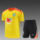 2526 short-sleeved Brazilian yellow Adult training suit
