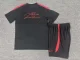 26/27 PSG kids short sleeved training suit black