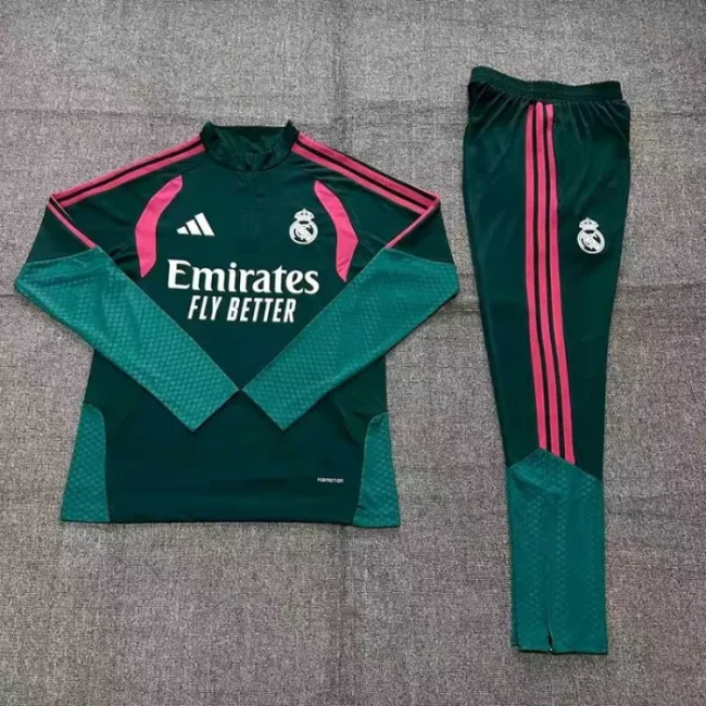 26/27 Real Madrid Adult training suit dark green