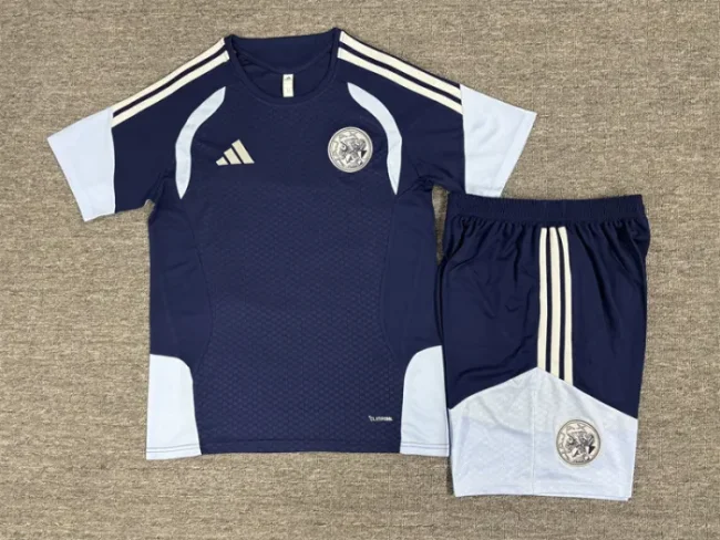 26/27 Ajax Short sleeve Adult training suit Royal Blue