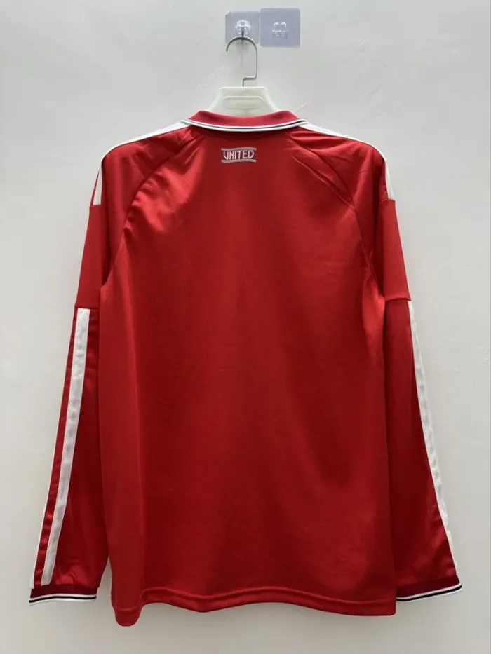 26/27 Manchester United home football jersey long sleeves