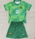 26/27 Barcelona Goalkeeper kids kit green
