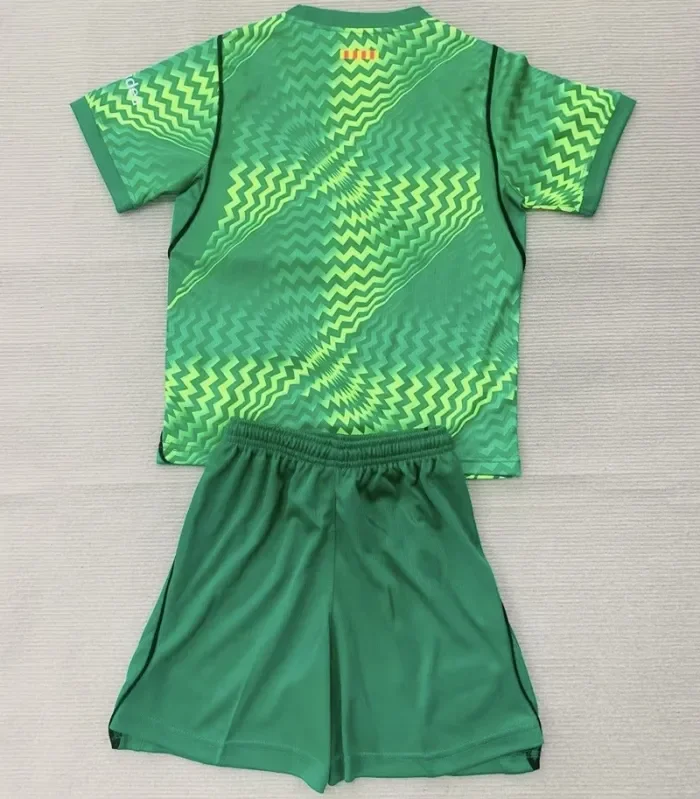 26/27 Barcelona Goalkeeper kids kit green