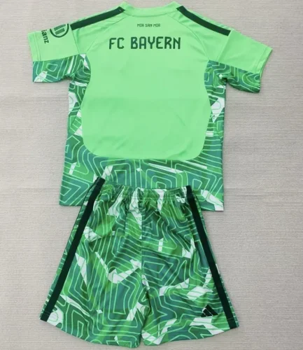 26/27 bayern munich Goalkeeper kids kit green