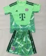 26/27 bayern munich Goalkeeper kids kit green