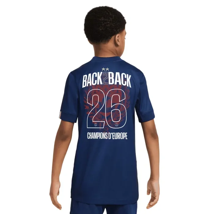 25/26 PSG Paris home Champions kids kit