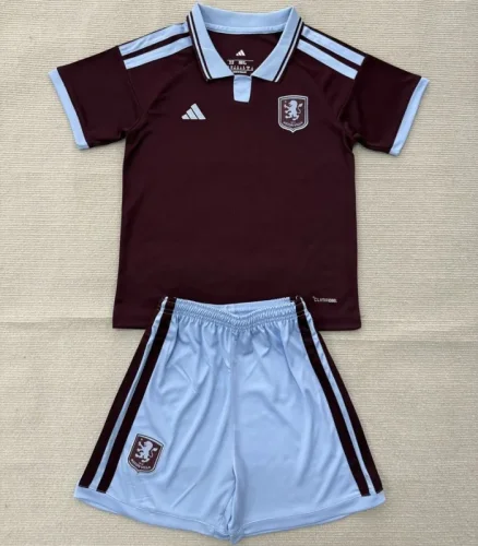 26/27 Aston Villa home kids kit