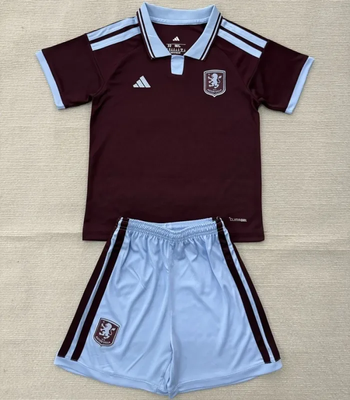 26/27 Aston Villa home kids kit