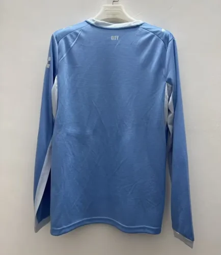 26/27 Manchester City home long sleeves football Jersey