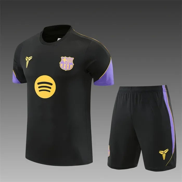 26/27 Barcelona kids Short sleeve training suit black