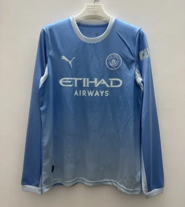 26/27 Manchester City home long sleeves football Jersey