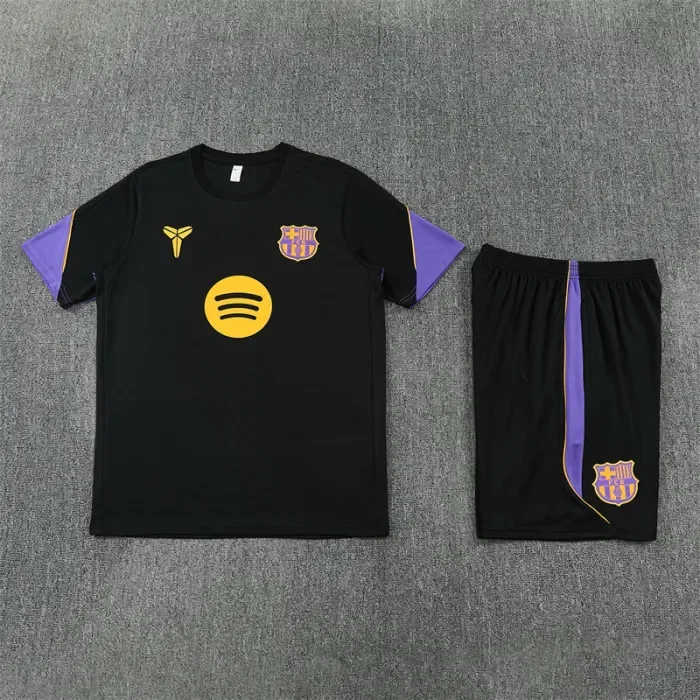 26/27 Barcelona kids Short sleeve training suit black