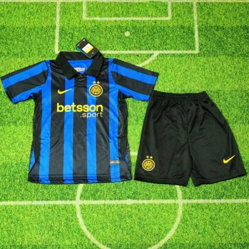26/27 inter milan home kids kit
