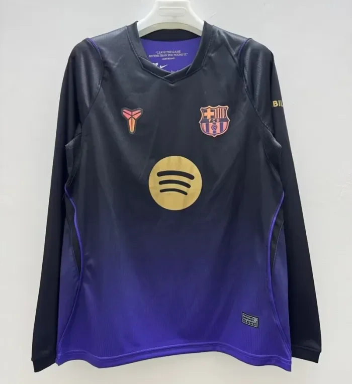 26/27 Barcelona Away long sleeves football Jersey