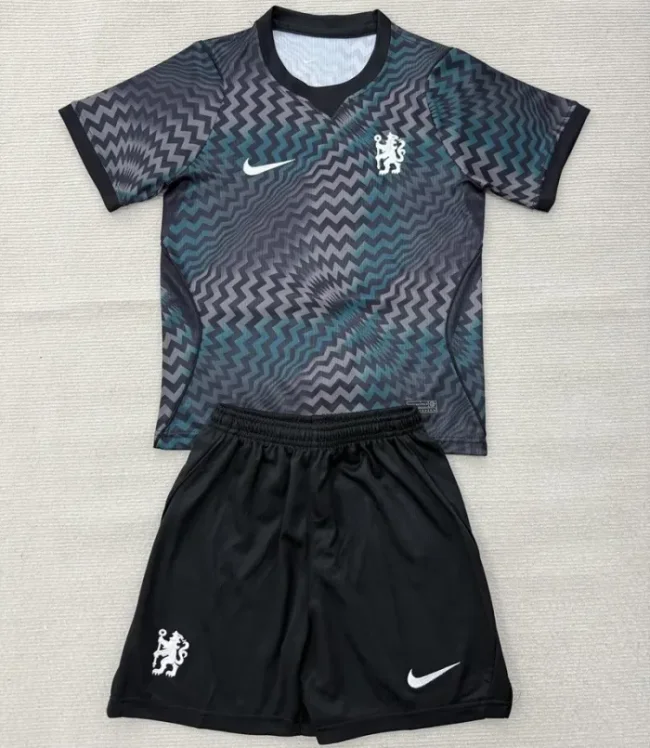 26/27 Chelsea goalkeeper kids kit black