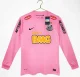 Retro 2013 Santos football Jersey long sleeves pink