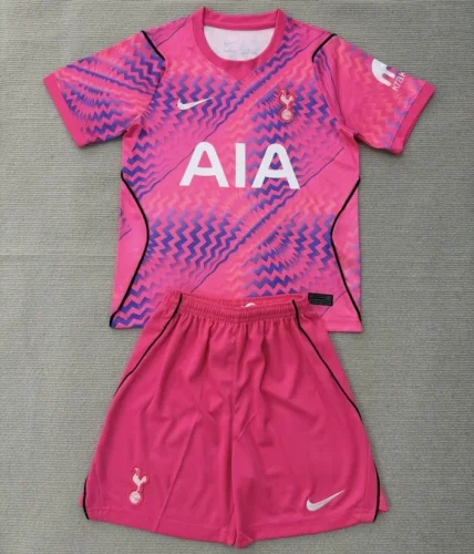26/27 Tottenham Hotspur goalkeeper kids kit pink