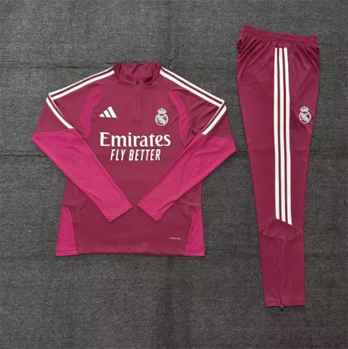 26/27 Real Madrid Kids training suit maroon
