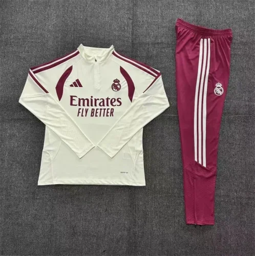 26/27 Real Madrid Kids training suit beige