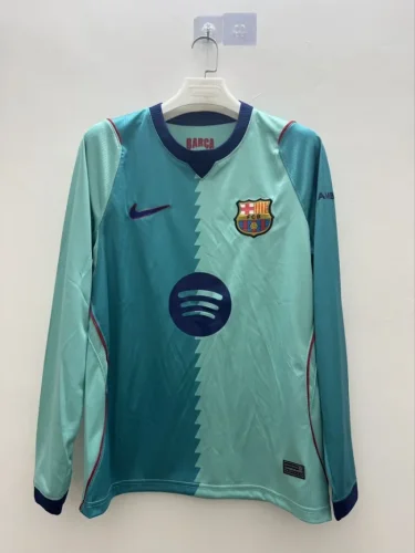 26/27 Barcelona third long sleeves football Jersey