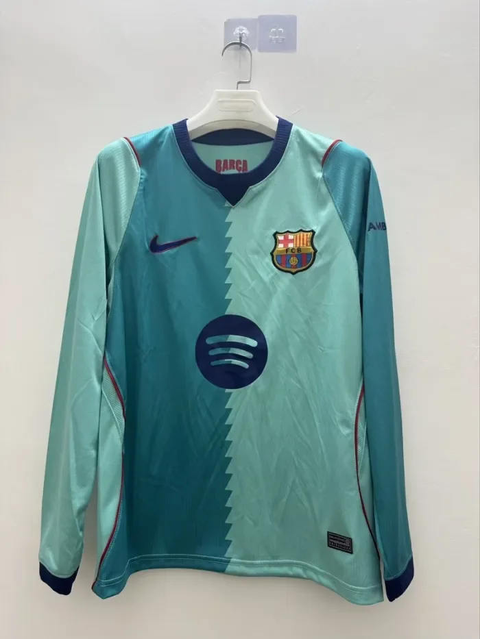 26/27 Barcelona third long sleeves football Jersey