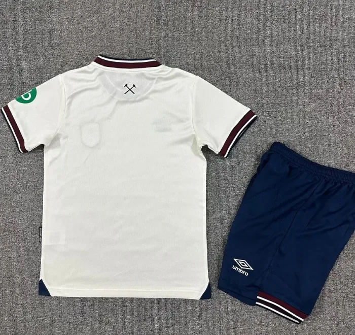 25/26 West Ham United Away kids kit