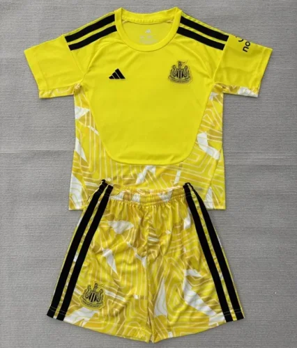 26/27 Newcastle United goalkeeper kids kit yellow