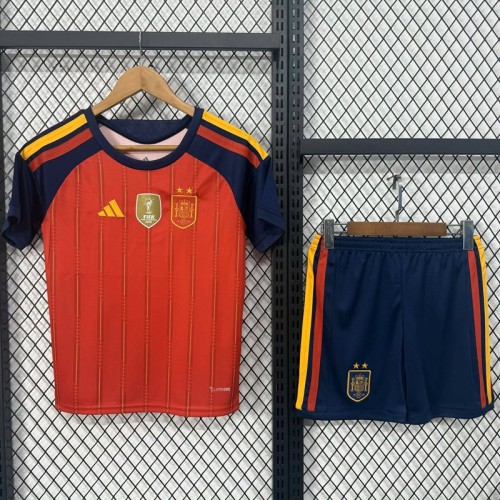 26/27 Spain home Champion (⭐⭐)  kids kit