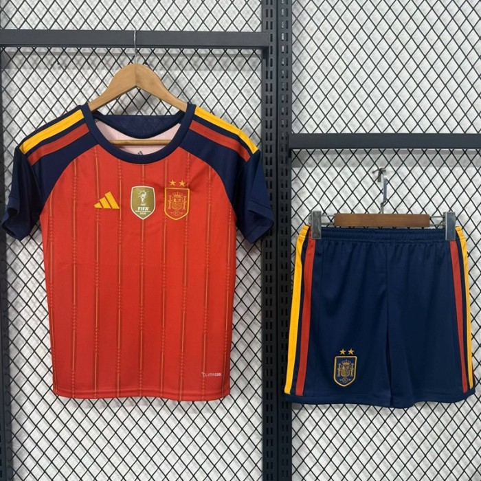 26/27 Spain home Champion (⭐⭐)  kids kit