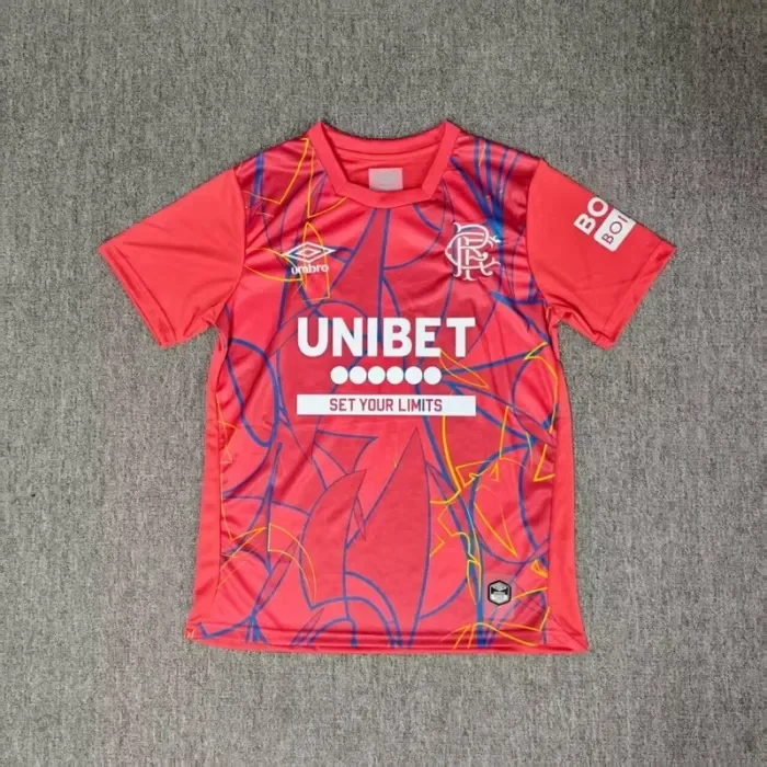 26/27 Rangers goalkeeper football jersey red