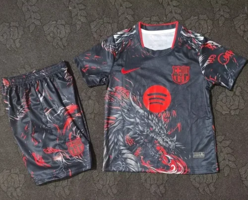 26/27 Barcelona kids kit Black Dragon Special Edition