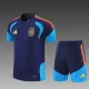 26/27 Spain kids short -sleeved training suit royal blue(⭐⭐)
