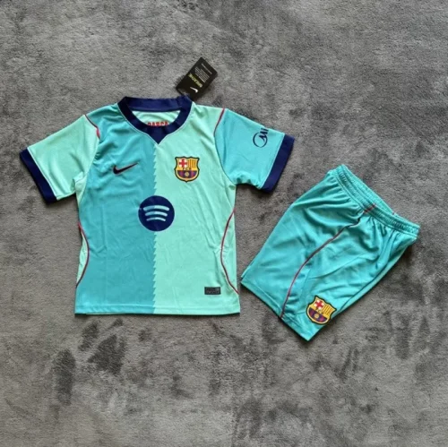 26/27 Barcelona third kids kit