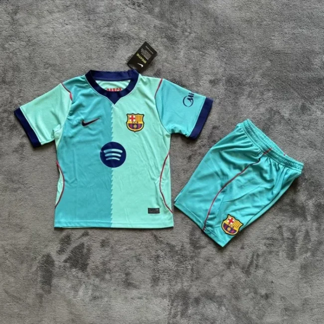 26/27 Barcelona third kids kit