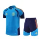 26/27 Spain kids short -sleeved training suit blue (⭐⭐)