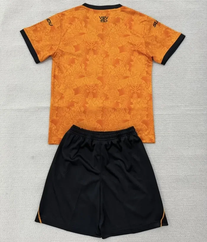 26/27 Wolverhampton Wanderers home kids kit