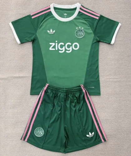 26/27 Ajax goalkeeper kids kit green