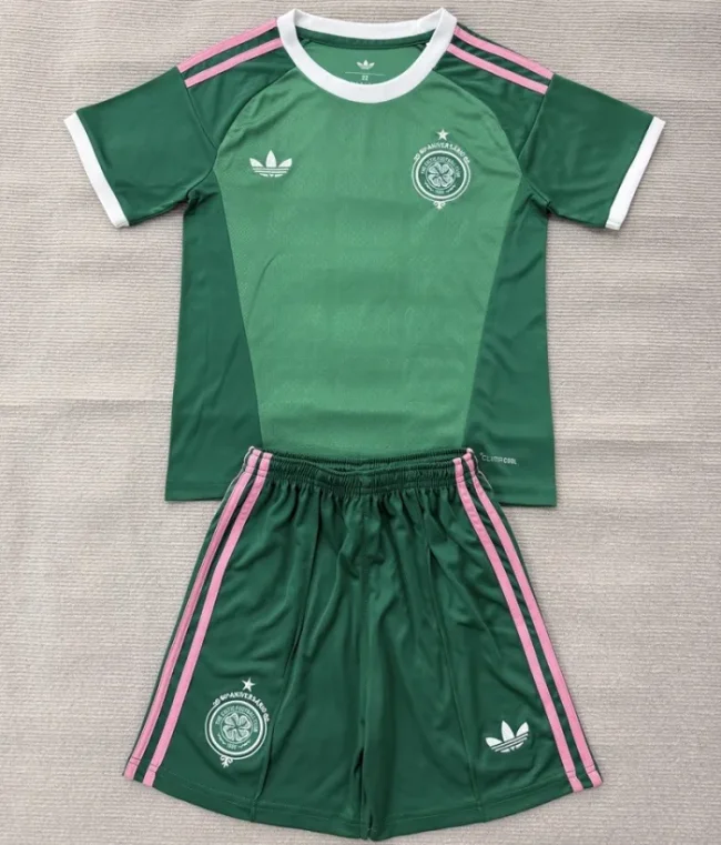 26/27 Celtic goalkeeper kids kit green