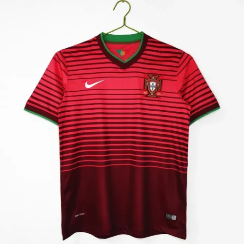Retro 2014 Portugal home football Jersey