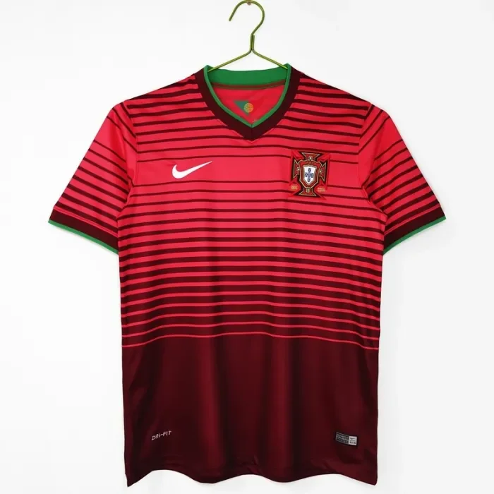 Retro 2014 Portugal home football Jersey