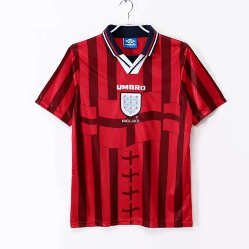 Retro 1998 England Away football jersey