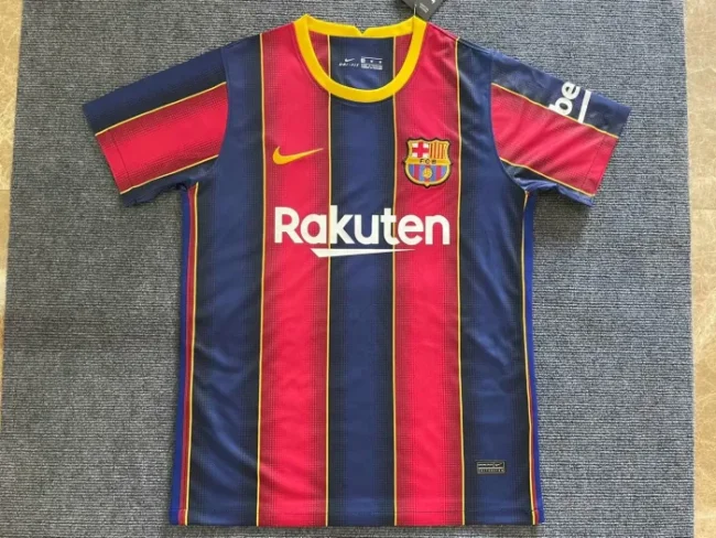 Retro 20/21 Barcelona home football Jersey
