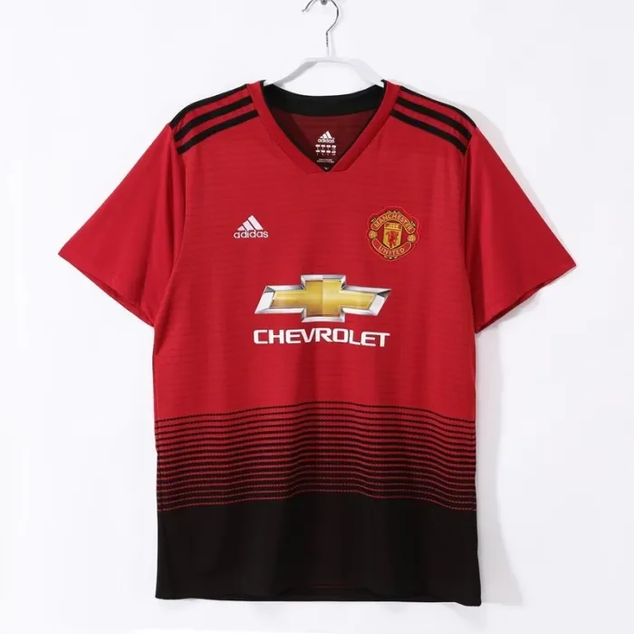 Retro 18/19 Manchester United home football Jersey